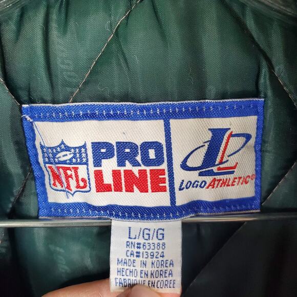 Vtg 90s NFL Pro Line Green Bay Packers Jacket Coat Sz XL Logo Athletic Full-Zip - Picture 7 of 16